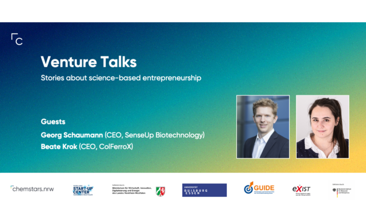 Venture Talk (#4) at University Duisburg-Essen  with Georg Schaumann and Beate Krok